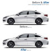 tuix sport line decal for hyundai lf sonata / i45 2014-15